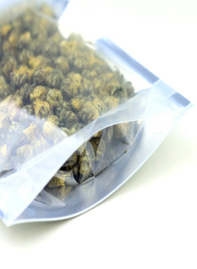 AwePackage Clear White Resealable Smell Proof Foil Pouch Bag - Airtight Zipper (50, 5 x 8-1/4 (Half)) - Image 3